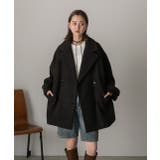 シャギーコクーンミドルコート | ad thie | 詳細画像52 