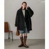 シャギーコクーンミドルコート | ad thie | 詳細画像55 