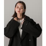 シャギーコクーンミドルコート | ad thie | 詳細画像56 