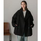 シャギーコクーンミドルコート | ad thie | 詳細画像57 