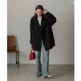 シャギーコクーンミドルコート | ad thie | 詳細画像58 