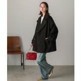 シャギーコクーンミドルコート | ad thie | 詳細画像59 