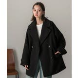 シャギーコクーンミドルコート | ad thie | 詳細画像60 