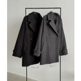 シャギーコクーンミドルコート | ad thie | 詳細画像66 