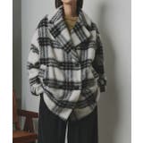 チェック | シャギーコクーンミドルコート | ad thie