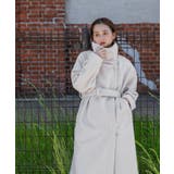 スタンドカラー ２WAYオーバーコート | ad thie | 詳細画像10 