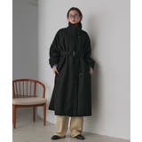 スタンドカラー ２WAYオーバーコート | ad thie | 詳細画像15 