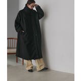 スタンドカラー ２WAYオーバーコート | ad thie | 詳細画像17 