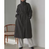 スタンドカラー ２WAYオーバーコート | ad thie | 詳細画像25 