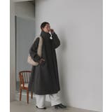 スタンドカラー ２WAYオーバーコート | ad thie | 詳細画像28 