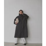 スタンドカラー ２WAYオーバーコート | ad thie | 詳細画像30 
