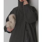 スタンドカラー ２WAYオーバーコート | ad thie | 詳細画像31 