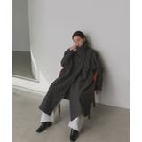 スタンドカラー ２WAYオーバーコート | ad thie | 詳細画像34 