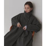 スタンドカラー ２WAYオーバーコート | ad thie | 詳細画像36 