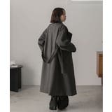 スタンドカラー ２WAYオーバーコート | ad thie | 詳細画像37 