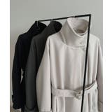 スタンドカラー ２WAYオーバーコート | ad thie | 詳細画像44 