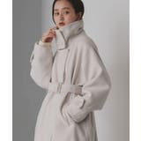 スタンドカラー ２WAYオーバーコート | ad thie | 詳細画像6 