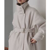 スタンドカラー ２WAYオーバーコート | ad thie | 詳細画像8 