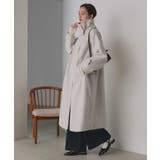 アイボリー | スタンドカラー ２WAYオーバーコート | ad thie