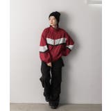 スタンドカラー配色ブルゾン | ad thie | 詳細画像12 