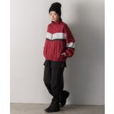 スタンドカラー配色ブルゾン | ad thie | 詳細画像16 