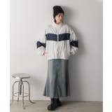 スタンドカラー配色ブルゾン | ad thie | 詳細画像2 