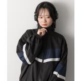 スタンドカラー配色ブルゾン | ad thie | 詳細画像34 