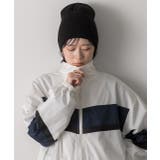 スタンドカラー配色ブルゾン | ad thie | 詳細画像5 