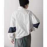 スタンドカラー配色ブルゾン | ad thie | 詳細画像6 