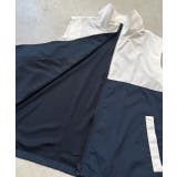 スタンドカラー バイカラーベスト | ad thie | 詳細画像36 