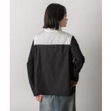 スタンドカラー バイカラーベスト | ad thie | 詳細画像9 