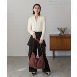 ポケット付き ショルダーバッグ | ad thie | 詳細画像21 