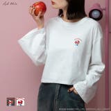 ≪HELLO KITTY≫ 前後プリント ショート丈ロングTシャツ | ad thie | 詳細画像1