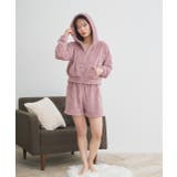 ボアショートパーカーショートパンツルームウエア | ad thie | 詳細画像10 