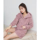 ボアショートパーカーショートパンツルームウエア | ad thie | 詳細画像17 