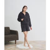 ボアショートパーカーショートパンツルームウエア | ad thie | 詳細画像19 