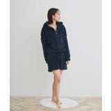 ボアショートパーカーショートパンツルームウエア | ad thie | 詳細画像3 