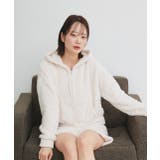 ボアショートパーカーショートパンツルームウエア | ad thie | 詳細画像33 