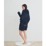 ボアショートパーカーショートパンツルームウエア | ad thie | 詳細画像4 