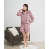 ボアショートパーカーショートパンツルームウエア | ad thie | 詳細画像9 