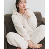 ボアショートパーカーロングパンツルームウエア | ad thie | 詳細画像14 