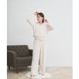 ボアショートパーカーロングパンツルームウエア | ad thie | 詳細画像8 