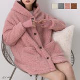 着る毛布 ミドル丈フード付きルームウエア | ad thie | 詳細画像1