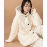 着る毛布 ミドル丈フード付きルームウエア | ad thie | 詳細画像9