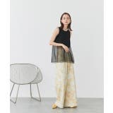 レイヤードチュールタンクトップ | ad thie | 詳細画像12