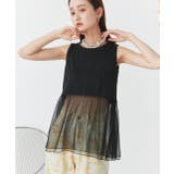 レイヤードチュールタンクトップ | ad thie | 詳細画像15