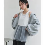 レイヤードチュールタンクトップ | ad thie | 詳細画像24