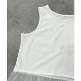 レイヤードチュールタンクトップ | ad thie | 詳細画像44