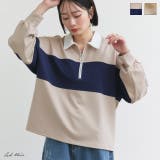 ハーフジップラガープルオーバー | ad thie | 詳細画像1 