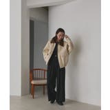 コーデュロイカラーレザーブルゾン | ad thie | 詳細画像11